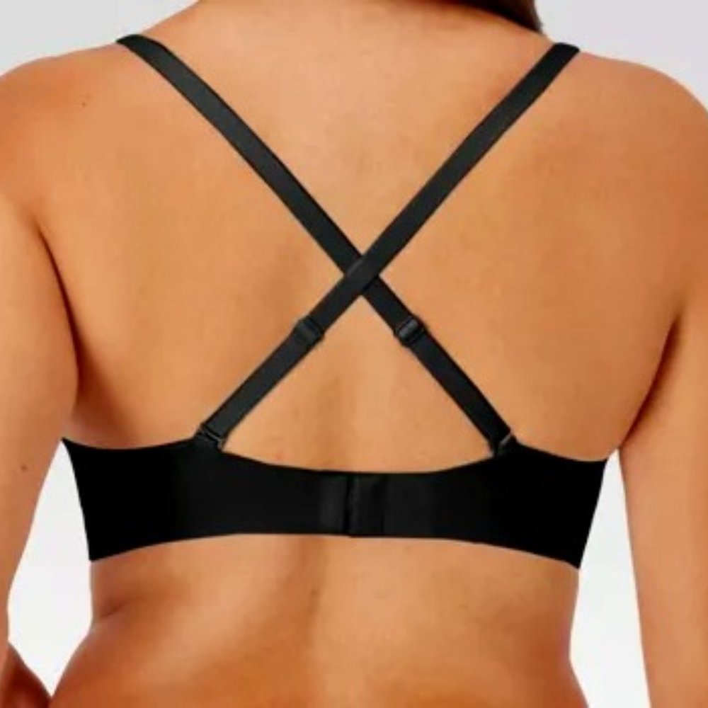 Sexy Maidenform M Women's Mesh Bralette MBT105 Black and White XL (DD) NWT - Picture 4 of 4